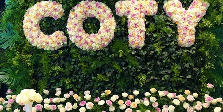 Kwaliteitsrozen kleuren het Coty Hello Summer Event 