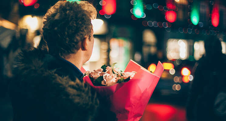 Ook jongeren en mannen willen Valentijnsboeket